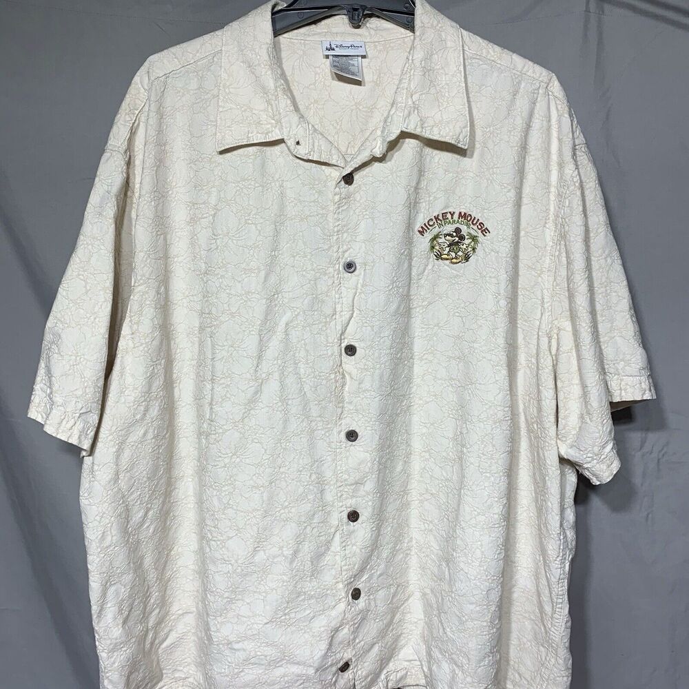 Walt Disney World Mickey Mouse In Paradise All Play And No Work Shirt (Xxxl)